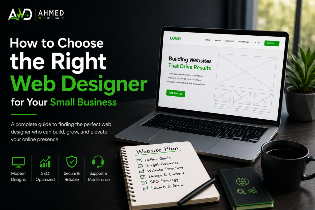 How to choose the right web designer for your small business